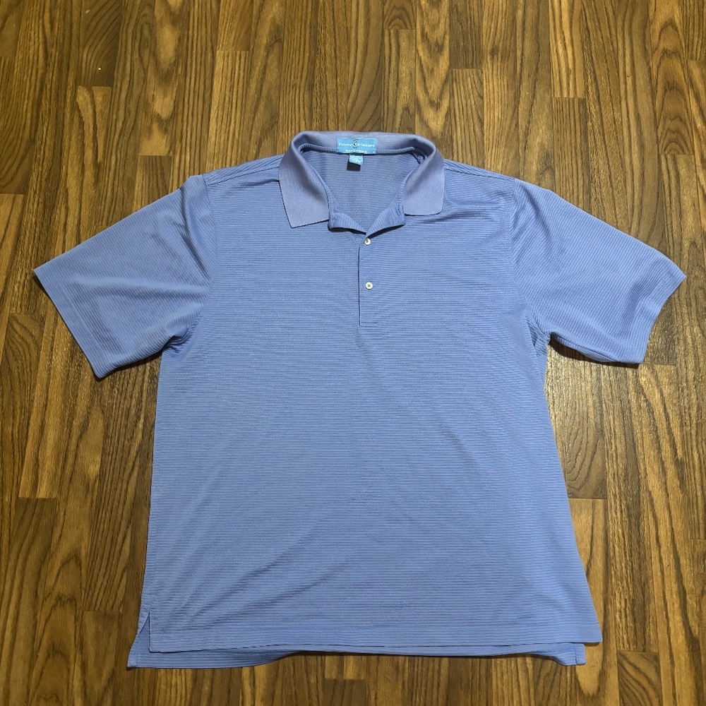 Fairway & Greene * Men’s Short Sleeve Golf Polo * Purple / Blue * Size XL